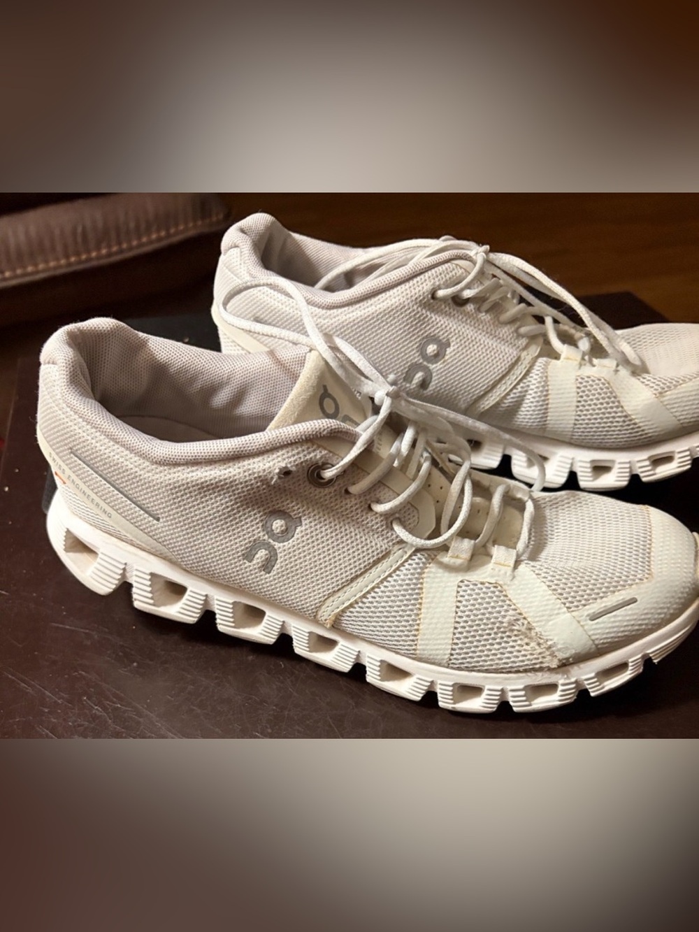👟 On Cloud Cloud5 White Running Shoes | Womens 8  👟